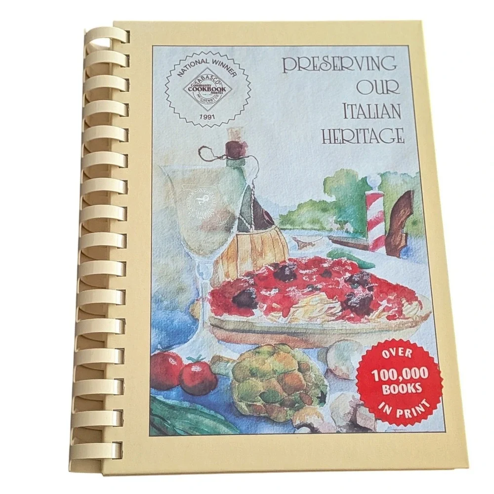 Preserving Our Italian Heritage Cookbook Sons of Italy Florida Foundation 2000